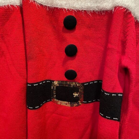 Xhilaration Woman’s Soft Sext Off The Shoulder Christmas Dress L - Picture 3 of 15